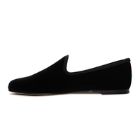 Women's Black Velvet Slipper II
