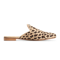 Women's Leopard Pony Hair Mule