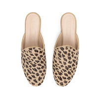 Women's Leopard Pony Hair Mule