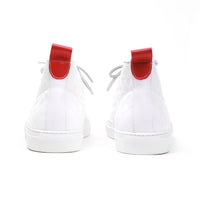 White Quilted Chukka